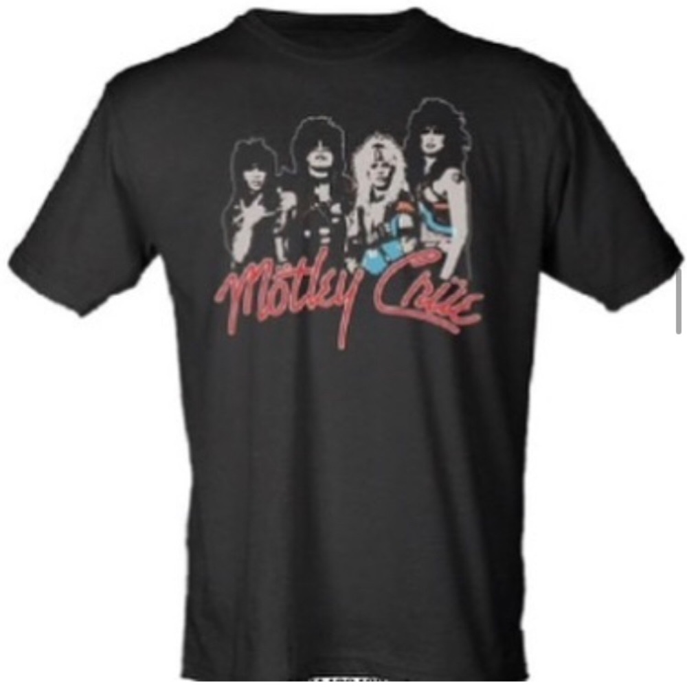 Vintage style Motley Crue concert Boyfriend tee